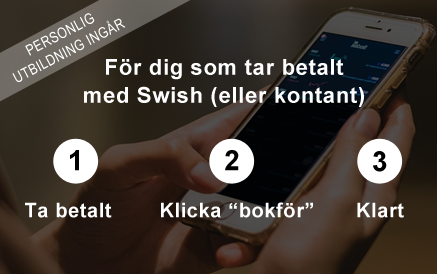 Ta betalt och bokför, utbildning ingår